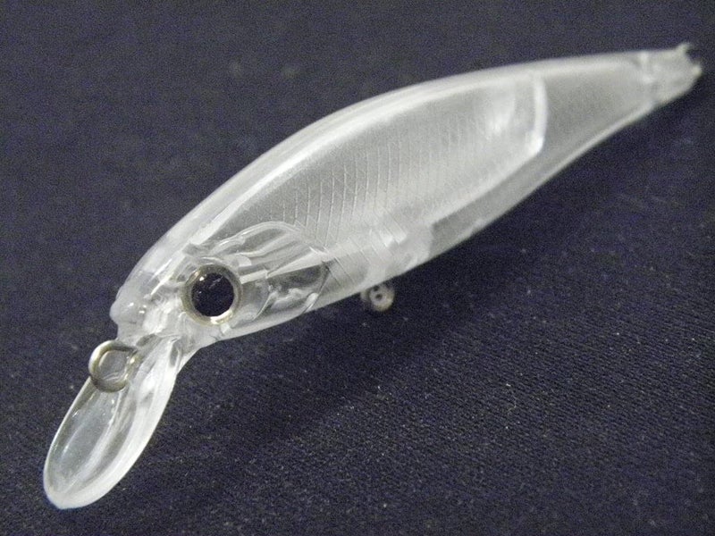 wLure 10 Blank Unpainted Minnow Crankbait Topwater Lipless Jerkbait Fishing Lures V3 (UPM762P10) - Image 3